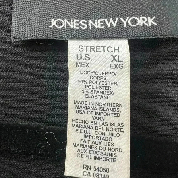 Jones New‎ York Velvet Women XL WhimsiGoth Faux Wrap Floral Beaded Witchy Blouse - Picture 6 of 12